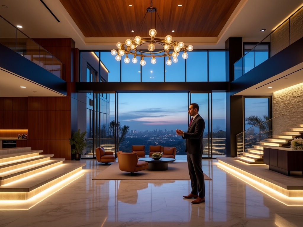 Modern architectural lighting design